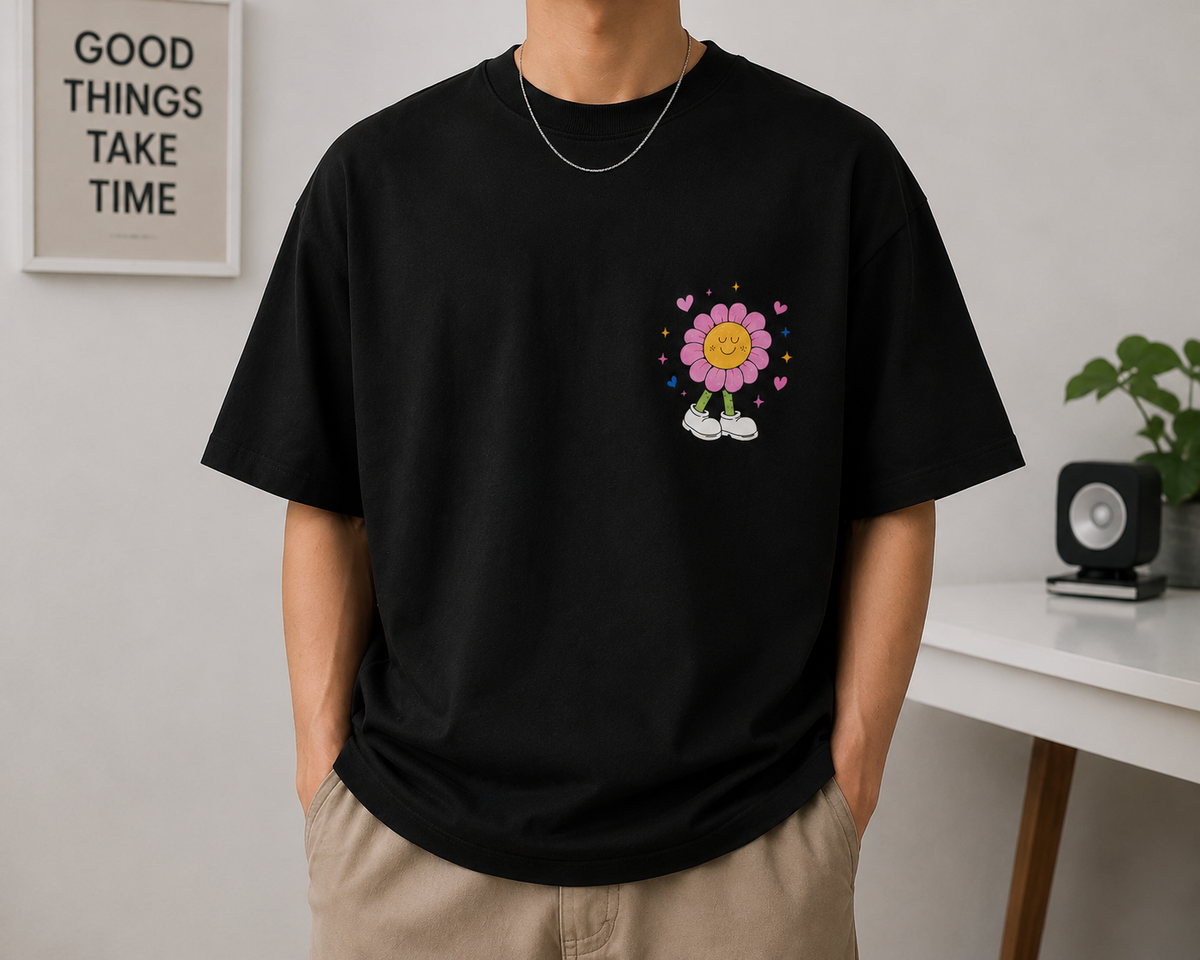 Keep Smiling Oversized T-Shirt