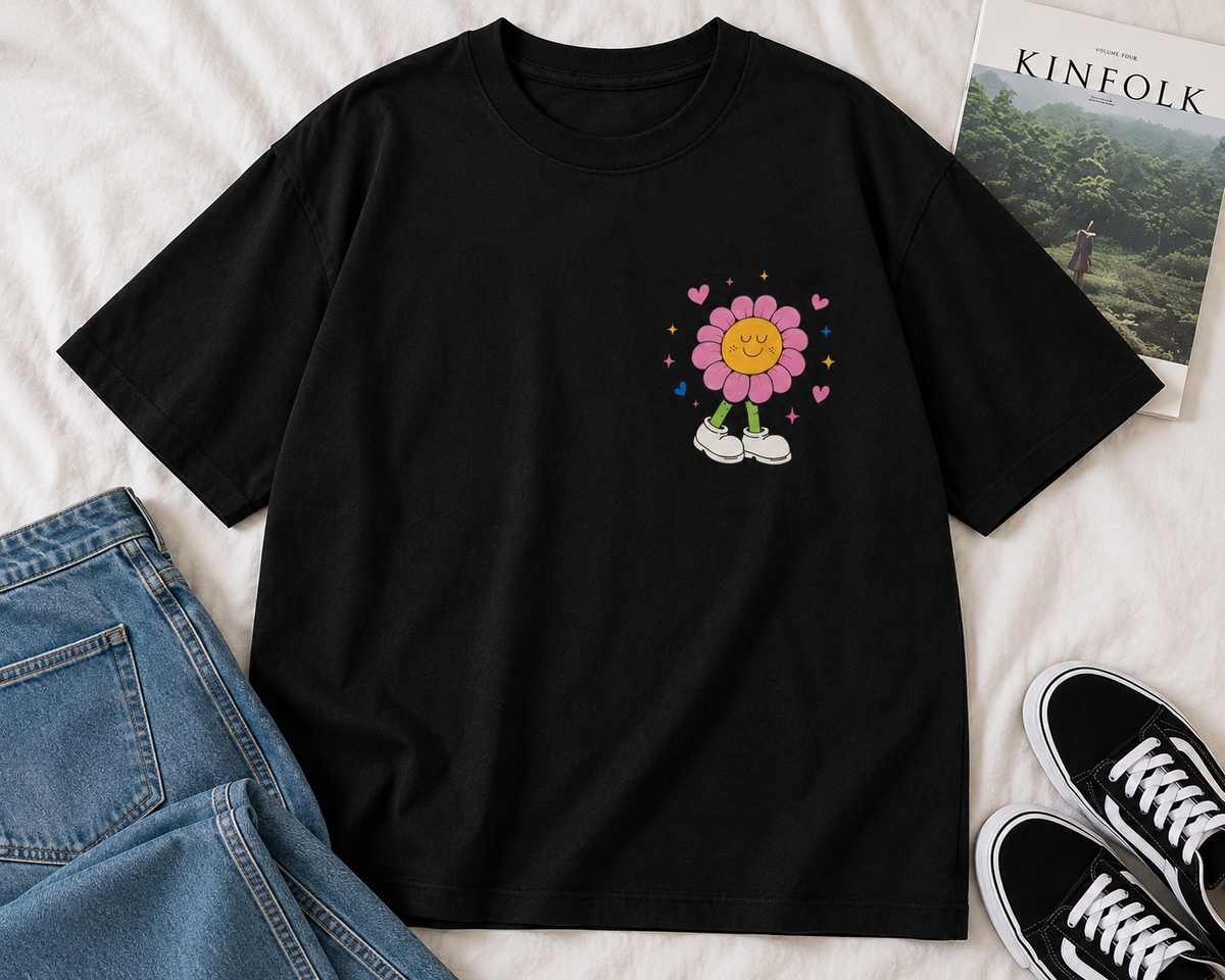 Keep Smiling Oversized T-Shirt