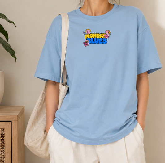 Monday Blues Oversized T-Shirt